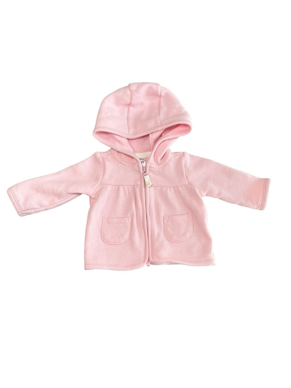 Carters Zip Up Jacket Baby Girl Pink Size Newborn